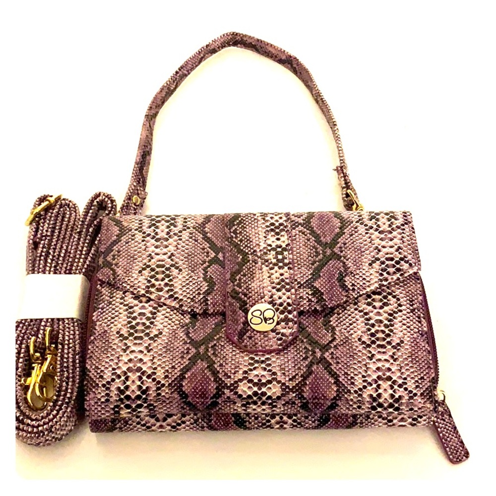 Samantha Brown Snakeskin Wallet/Crossbody